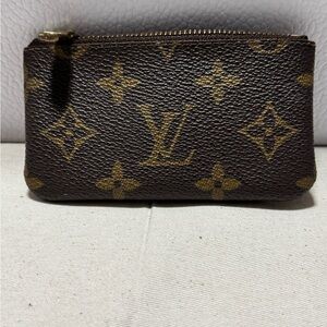 Louis Vuitton Brown Monogram Canvas Zip Pouch